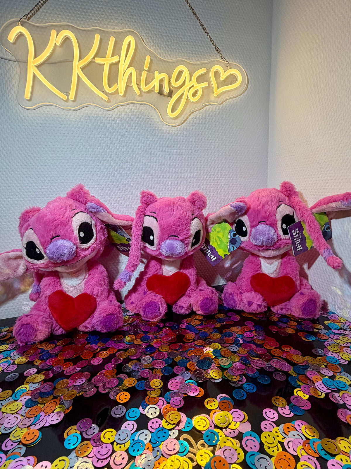 Stitch Plüsch Herz
