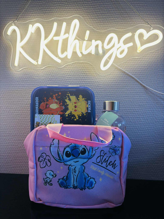 Stitch Thermo Tasche Pink