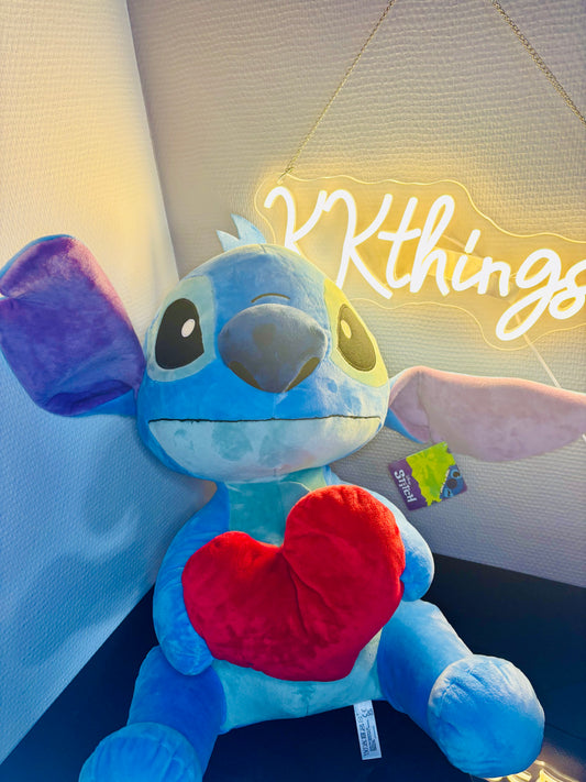Stitch XL Disney Plüsche Blau Herz