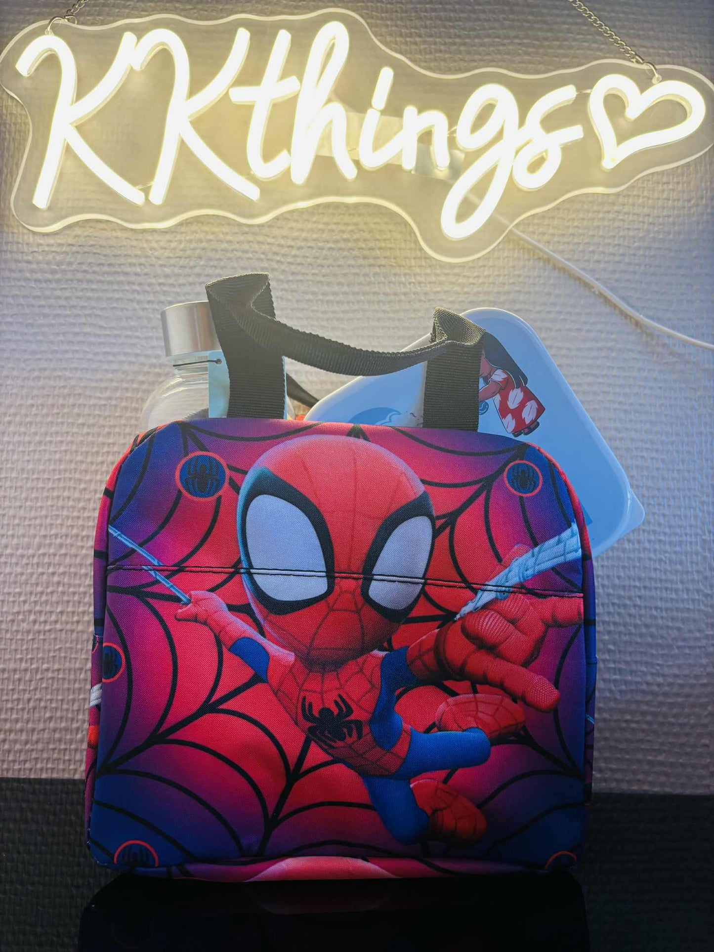 Spidermann Thermo Tasche Rot/Blau