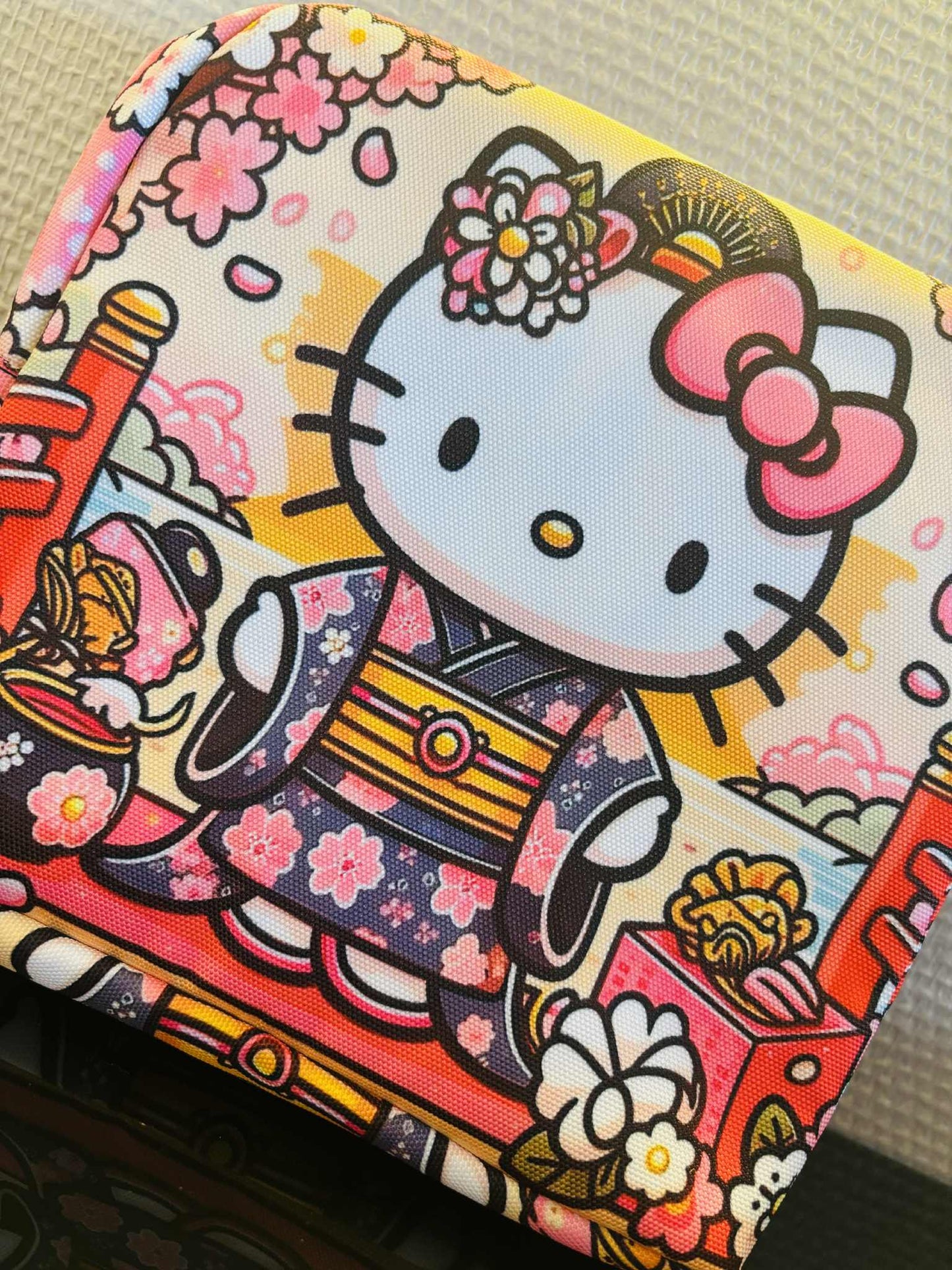 Hello Kitty Thermo Tasche Pink/Blumen