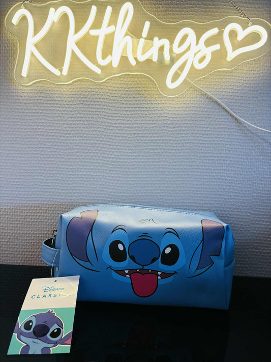 Stich Beauty Tasche Blau
